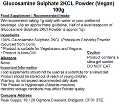 Glucosamine Sulphate 2KCl Powder