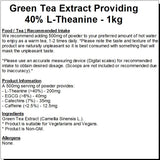 Green Tea Extract Providing 40% L-Theanine Powder