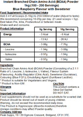 iBCAA Powder 2:1:1 (Instant BCAA) Vegan
