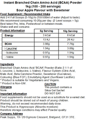iBCAA Powder 2:1:1 (Instant BCAA) Vegan