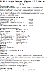Multi Collagen Complex Powder (Types 1, 2, 3, 5 & 10)