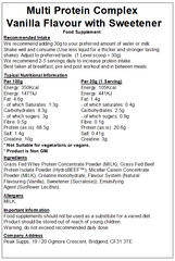 Multi Protein Complex Powder