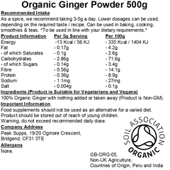 Organic Ginger Powder