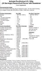 Activate Pre Workout v5