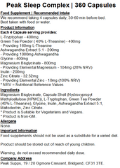 Peak Sleep Complex Capsules