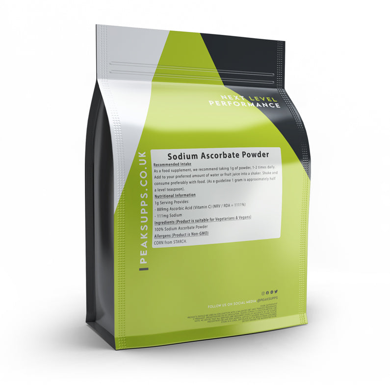 Peak Supps Sodium Ascorbate Powder (Buffered Vitamin C)