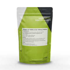 Peak Supps Vitamin D3 4000iu & K2 100mcg Tablets
