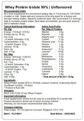 Whey Protein Isolate 90%