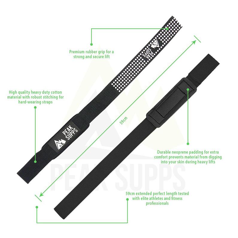 Peak Supps Gym and Weight Lifting Straps