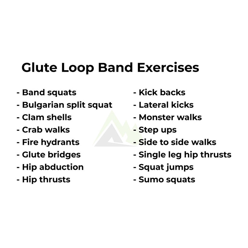 Peak Supps Resistance Loop Glute Bands - Pastel Set