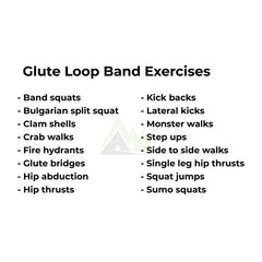 Peak Supps Resistance Loop Glute Bands