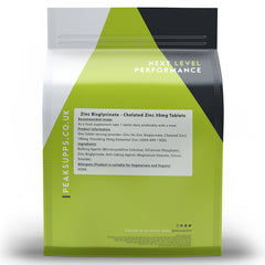 Peak Supps Zinc Bisglycinate 50mg (Chelated Zinc) Tablets
