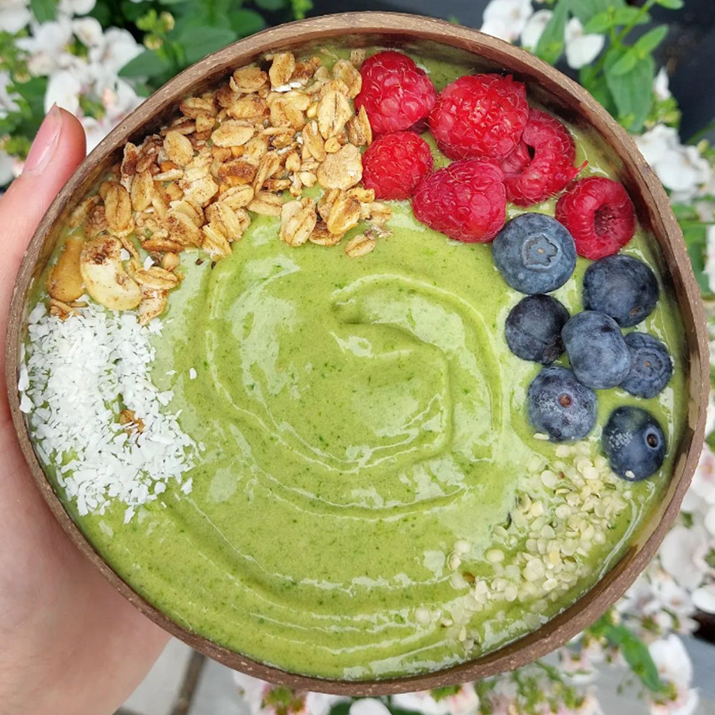 Tropical Green Protein Smoothie Bowl