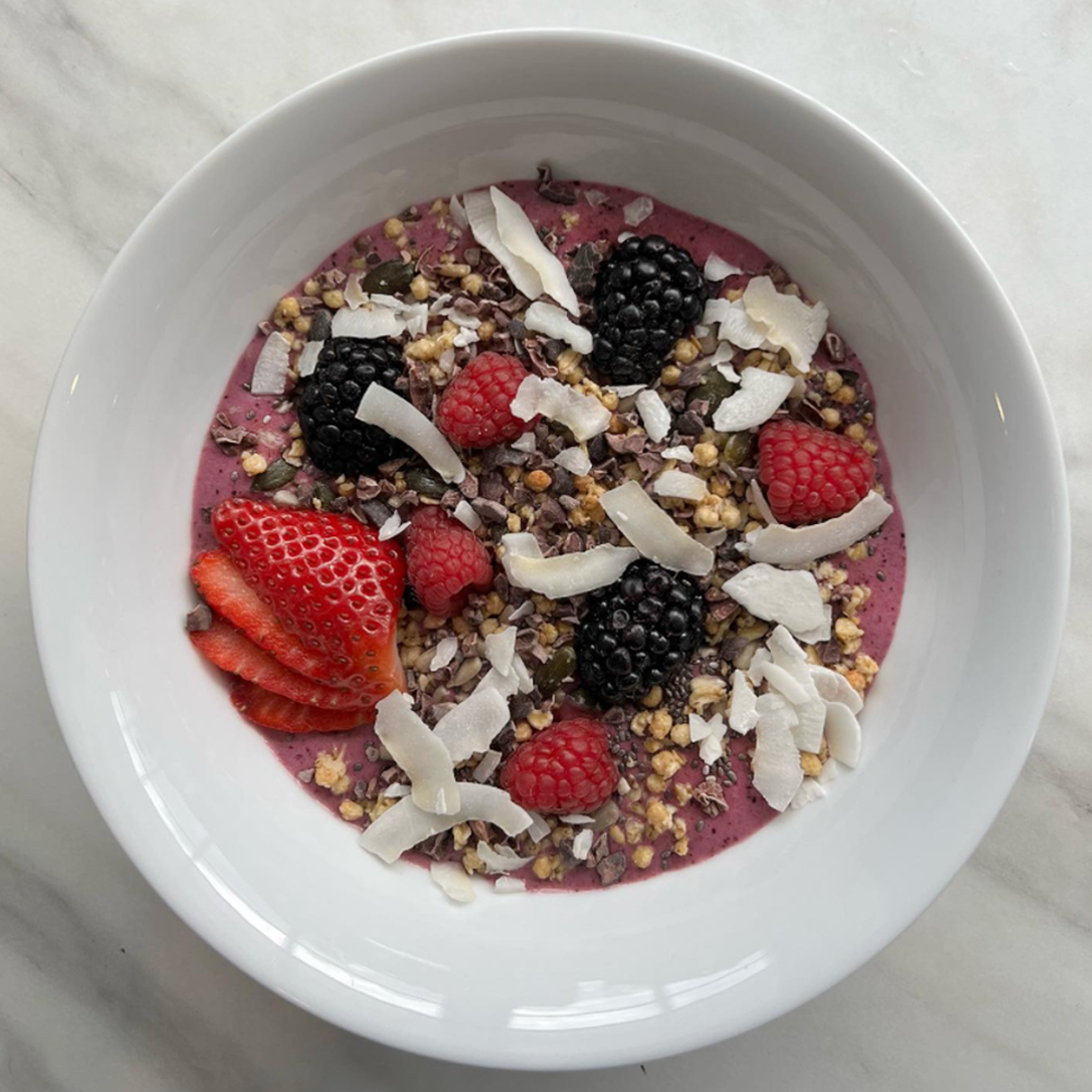 Quick & Easy Loaded Berry Acai Bowl