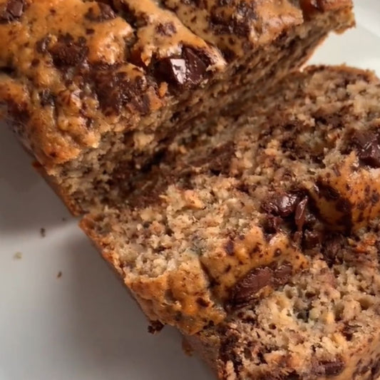 Cinnamon, Dark Chocolate Banana Bread