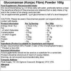 Glucomannan (Konjac Fibre) Powder