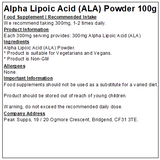 Alpha Lipoic Acid (ALA) Powder