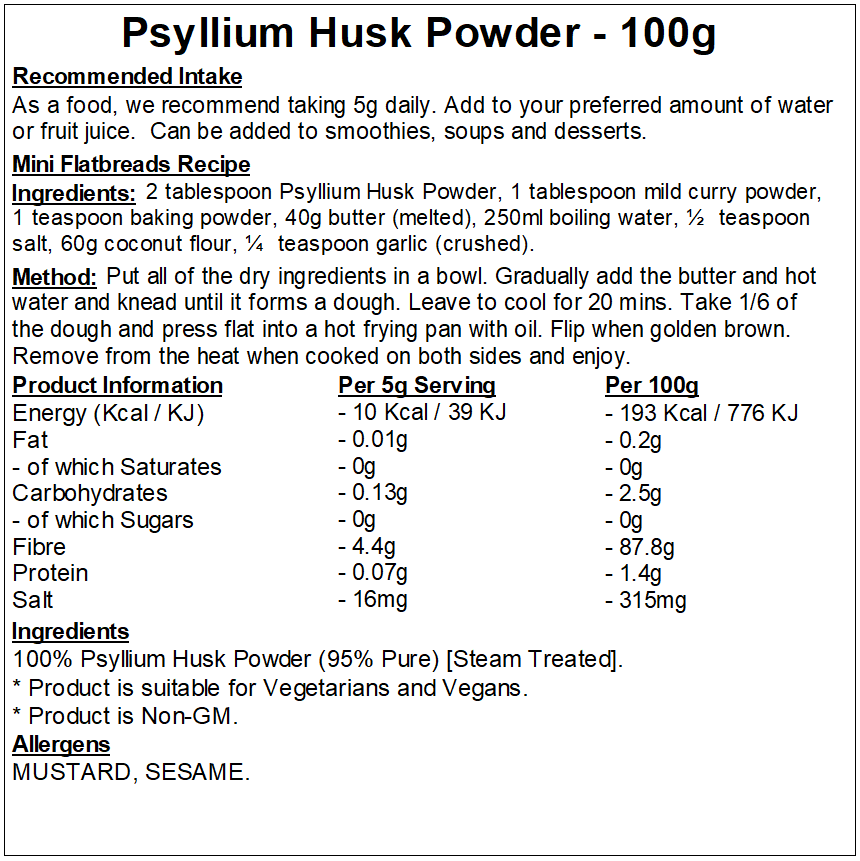 Psyllium Husk Powder