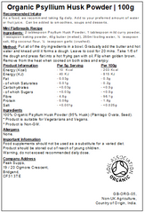 Organic Psyllium Husk Powder