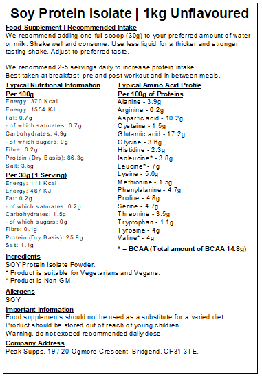 Soy Protein Isolate 90%