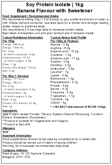 Soy Protein Isolate 90%