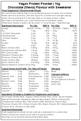 Vegan Protein Powder (Pea, Hemp Protein, Inulin & Vitamin B)