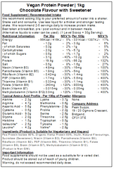 Vegan Protein Powder (Pea, Hemp Protein, Inulin & Vitamin B)