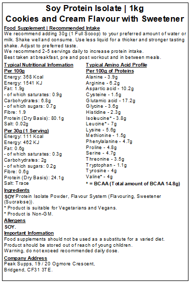 Soy Protein Isolate 90%