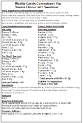 Micellar Casein Concentrate Protein Powder
