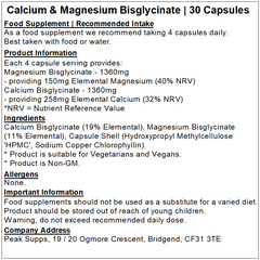 Calcium & Magnesium Bisglycinate Capsules