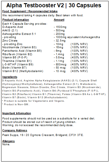 Alpha Test Booster V2