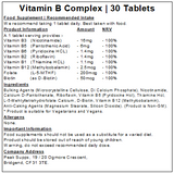 Vitamin B Complex Tablets - With Folate