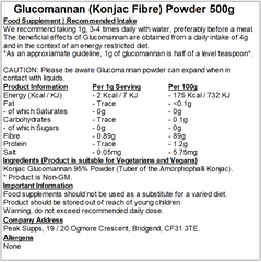 Glucomannan (Konjac Fibre) Powder