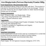 Iron Bisglycinate (Ferrous Bisglycinate) Powder