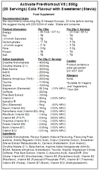 Activate Pre Workout v5