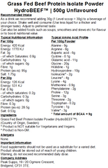 Grass Fed Hydrolysed Beef Protein Isolate 95% - HydroBEEF™