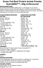 Grass Fed Hydrolysed Beef Protein Isolate 95% - HydroBEEF™