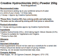 Creatine Hydrochloride (HCL) Powder