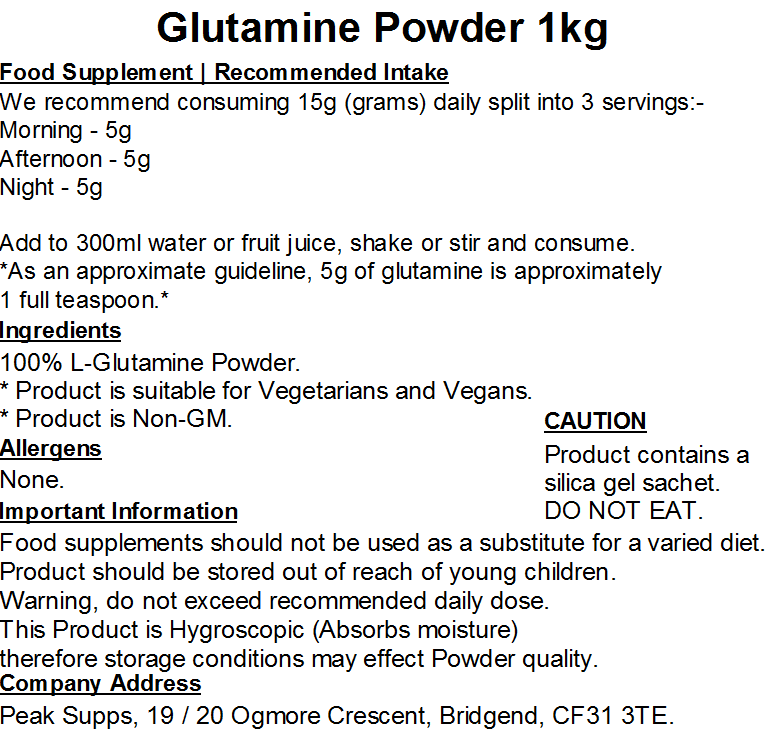 Glutamine Powder