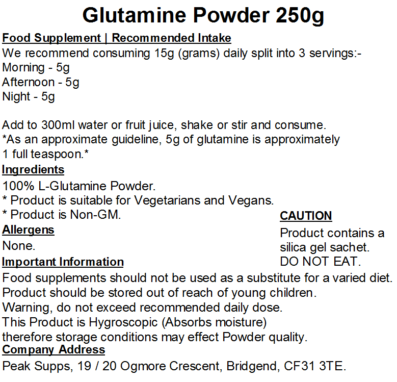 Glutamine Powder