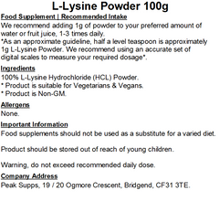L-Lysine Powder