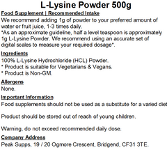 L-Lysine Powder