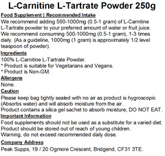 L-Carnitine L-Tartrate Powder