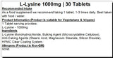L-Lysine Tablets 1000mg
