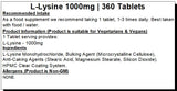 L-Lysine Tablets 1000mg