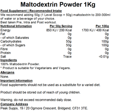 Maltodextrin Powder