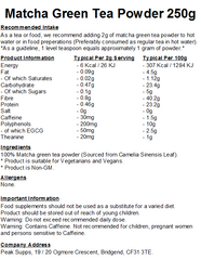 Matcha Green Tea Powder