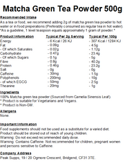 Matcha Green Tea Powder