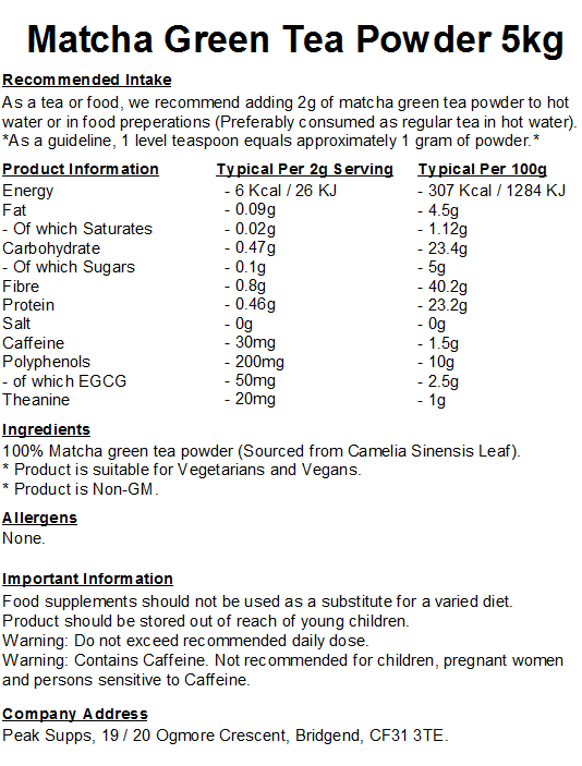 Matcha Green Tea Powder