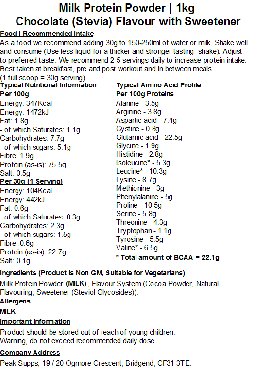 Milk Protein Concentrate Powder